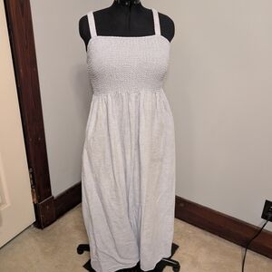 J. Crew Light Gray Maxi Dress